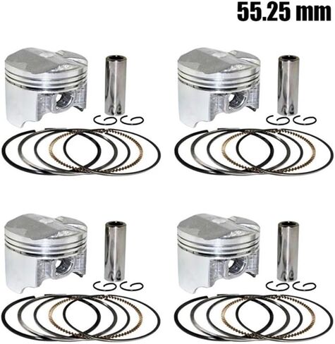 4 Sets Motorcycle 55 55.25 55.50 55.75 56 Mm Piston Rings Kit For CB400 CB-1 VTEC CB400SF NC31 CBR400 CBR23 VFR400 VFR(55.75mm) in Saudi Arabia