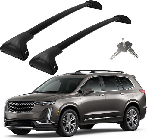 Roof Rack Cross Bars Compatible with Nissan Kicks 2017-2024, Adjustable Aluminum Heavy Duty 300 LBS Anti-Theft Lock Cargo Carrier Rooftop Crossbar Accessories for Bike, Basket, Snowboard,Luggage,Kayak in Saudi Arabia