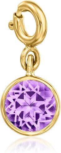 Ross -Simons October/Opal - Round Birthstone Charm بالذهب 18kt على الجنيه الاسترليني in Saudi Arabia