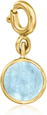 Ross -Simons October/Opal - Round Birthstone Charm بالذهب 18kt على الجنيه الاسترليني in Saudi Arabia