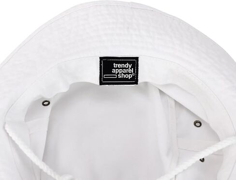 Trendy Apparel Shop XXL Oversize Large Brim 100% Cotton Outdoor Boonie Hat - White - 2XL in Saudi Arabia