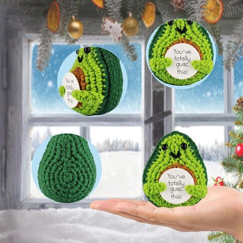 SZMDLX Positive Crochet Potato Sunflower Pot Cucumber,Handmade Funny Support Cute Knitting Encouragement Knitted for Birthday Festival Home Office Decor Holiday Décor in Saudi Arabia