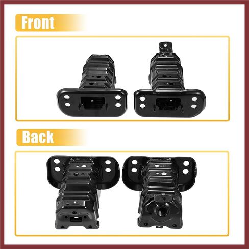 1 Pair Front Left and Right Side Bumper Bracket for Scion XD Base 2008-2014 for Toyota Yaris Base 2007-2012 5201152021 5201252020 Replace Parts in Saudi Arabia