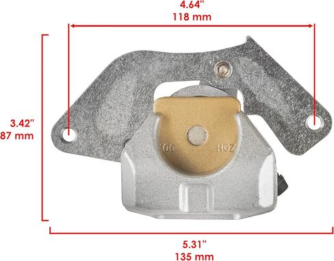 Caltric Front Right and Left Brake Caliper Compatible with Honda Foreman Rubicon 520 TRX520FA TRX520FE TRX520FM 2020-2023 in Saudi Arabia
