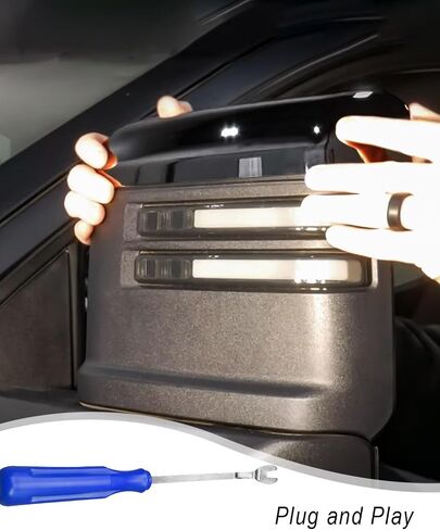 أعلى وجانبي مقطع على مرآة الباب الأمامي أغطية الإسكان أغطية مناسبة لتشيفي سيلفرادو GMC Sierra 2500HD 3500HD 2020-2024 ، Chrome in Saudi Arabia