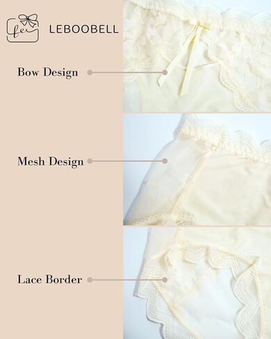 Womens Lace Panties 2 Pack No Show Panties Sexy See Through High Elasticity Plus Size in Saudi Arabia