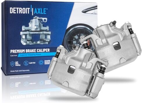 Detroit Axle - Front 2PC الفرامل الفرجار لـ 07-10 Nissan Sentra Altima ، 2 Disc Brake Calipers Assembly 2007 2008 2008 2010 in Saudi Arabia