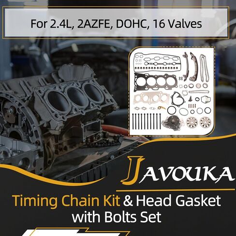 MLS Head Gasket Set ‎HS26232PT Timing Chain Kit with Water Pump, 2.4L, for Toyota Camry/RAV4/Solara/Highlander for Scion tC 2001-2006 OE#HGS917 TS21002 in Saudi Arabia