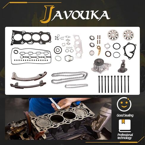 MLS Head Gasket Set ‎HS26232PT Timing Chain Kit with Water Pump, 2.4L, for Toyota Camry/RAV4/Solara/Highlander for Scion tC 2001-2006 OE#HGS917 TS21002 in Saudi Arabia