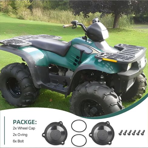 2Pcs Front Wheel Cap for Polaris Magnum Scrambler Big Boss Sportsman Xpedition Xplorer Worker 250 300 325 335 400 425 500 5432611 7512027 in Saudi Arabia