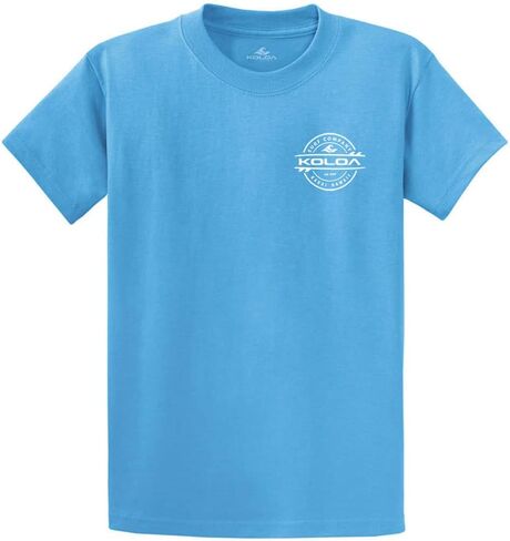Joe's USA Koloa Men's Thruster Surfboard Logo Heavy Cotton Tees, Regular, Big & Tall in Saudi Arabia