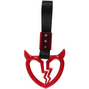 Devil Broken Heart Red Crystal Bubble JDM TSURIKAWA Ring Subway Train Bus Handle Strap in Kuwait