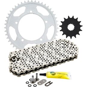 كومبو سلسلة ضرس Drive Niche لـ Suzuki Vstrom 650 Front 15 الخلفية 47 Tooth 525VM-X X-Ring 116 Links in Kuwait