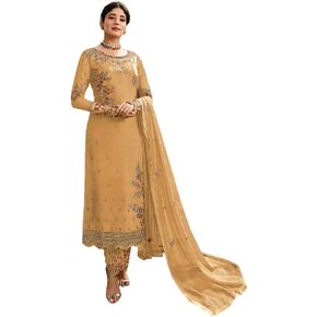 Ready to Wear Indian Pakistani Ethnic Wear Designer Straight Salwar Kameez Churidar Suit for Womens in Saudi Arabia