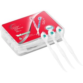 فرشاة أسنان صغيرة للاستخدام مرة واحدة، فرشاة أسنان للسفر مع معجون أسنان محمول بالنعناع 24 قطعة (1) in Kuwait