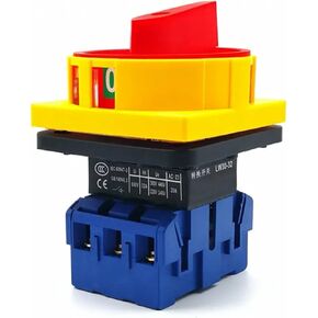 SZD11-25A/32A/40A/63A/80A/100A AC 600V ON/Off 2 Positions 3 Phase Rotary Cam Changeover Switch(100A) in Saudi Arabia