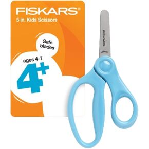 Fiskars 5" Blunt-Tip Scissors for Kids 4+ - Scissors for School or Crafting - Back to School Supplies - Blue in Saudi Arabia