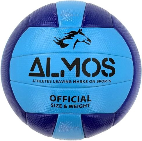 Almos Training Volleyball | Blue | Indoor Outdoor Volleyballs Sports Training Game Play Ball for Professionals| Adult | Official size in Saudi Arabia