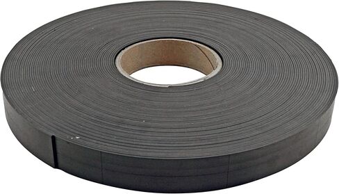 شريط مغناطيسي مرن من Master Magnets مع طلاء فينيل أسود، سُمك 1/32 بوصة، ارتفاع 3 بوصة، 50 قدمًا، لفة واحدة in Saudi Arabia