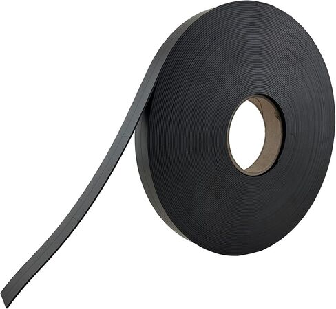 شريط مغناطيسي مرن من Master Magnets مع طلاء فينيل أسود، سُمك 1/32 بوصة، ارتفاع 3 بوصة، 50 قدمًا، لفة واحدة in Saudi Arabia