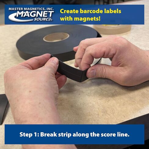 شريط مغناطيسي مرن من Master Magnets مع طلاء فينيل أسود، سُمك 1/32 بوصة، ارتفاع 3 بوصة، 50 قدمًا، لفة واحدة in Saudi Arabia