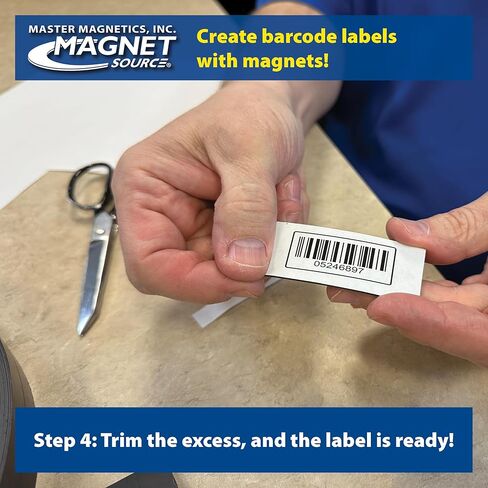 شريط مغناطيسي مرن من Master Magnets مع طلاء فينيل أسود، سُمك 1/32 بوصة، ارتفاع 3 بوصة، 50 قدمًا، لفة واحدة in Saudi Arabia