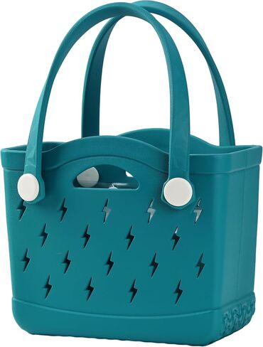 Rubber Beach Tote Bag, Waterproof Modern Design Double Handle, Small Travel Pool Swim EVA Bags in Saudi Arabia
