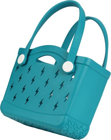 Rubber Beach Tote Bag, Waterproof Modern Design Double Handle, Small Travel Pool Swim EVA Bags in Saudi Arabia