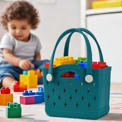 Rubber Beach Tote Bag, Waterproof Modern Design Double Handle, Small Travel Pool Swim EVA Bags in Saudi Arabia