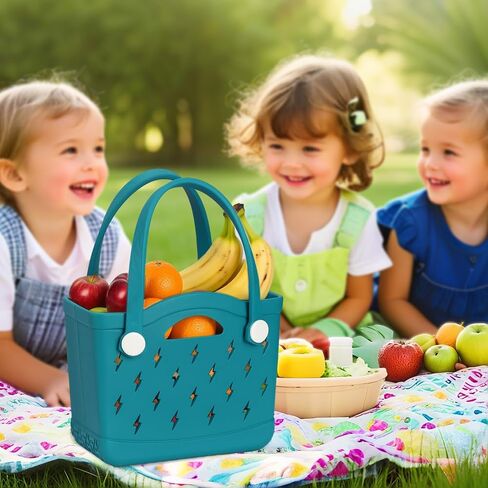 Rubber Beach Tote Bag, Waterproof Modern Design Double Handle, Small Travel Pool Swim EVA Bags in Saudi Arabia