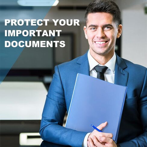 Henoyso 6 Pcs 2 Inch Plastic Mini 3 Ring Binders View Binder with Round Rings, 375 Sheets Capacity Fits 5.5" x 8.5" Paper, Plastic Three Mini Binders for School, Office Use, Photo Album Pages(White) in Kuwait