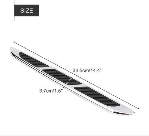تدفق الهواء تدفق هود ، 2pcs السيارة الخارجي غطاء الباب جانب الباب تدفق الهواء تنفيس الغطاء المقبض مصببة مزخرفة in Kuwait