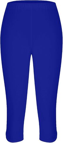 Womens Capris for Summer,High Waist Plus Size Yoga Leggings Tummy Control Soft Comfy Workout Gym Workout Pants 2025 in Saudi Arabia