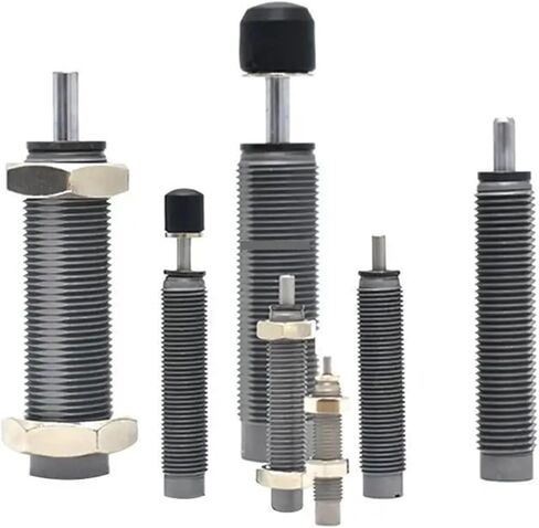 RB/RBC Pneumatic Oil Pressure Shock Absorber RB0604 RB0806 RB1006 RB1007 RB1411 RB1412 RB2015 RB2725 ADC2023 ADC2035 1Pcs(Sky Blue) in Saudi Arabia