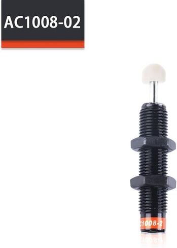 AC Pneumatic AC1008-02 زيت الضغط على صدمة صدمية امتصاص الزيت الهيدروليكي القابل للتعديل العازلة الهيدروليكية 1pcs in Saudi Arabia