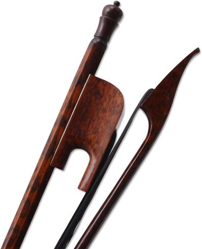 yinfente 4/4 Snakewood Violin Bow, Baroque Style, Natural Bow Horse Hair, AAA Level Mongolia, for Professional Players in Saudi Arabia