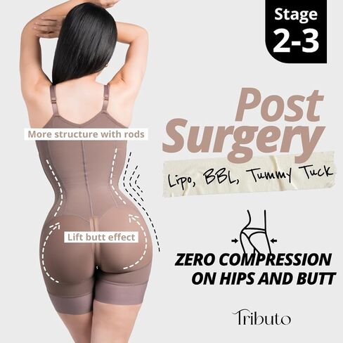Slim Silhouette Compression Faja Shapear with bra | BBL Despwear Stage 2 Faja in Kuwait