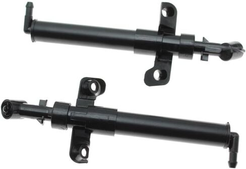 for Volvo S60L 2014-2020 Front Headlight Washer Nozzle Headlamp Cleaning Spray Pump Cylinder 31364066 31364065(Black-Set) in Saudi Arabia