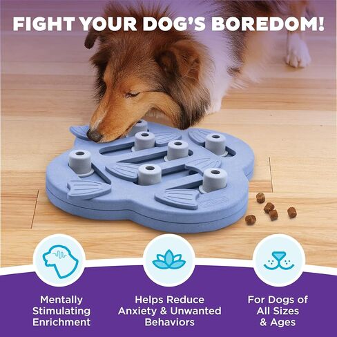 Hound Outward by Nina Ottosson Lickin 'Layers Dog Puzzle Resered ، Tlies 2 Troricment Dog Toy ، Multicolored in Kuwait