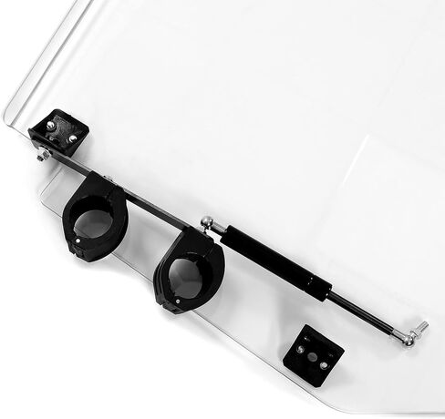 kuafu flip windshield متوافق مع 2012-2018 القطب الشمالي Cat Wildcat 1000/ Wildcat 4 1000 مقاومة للخدش 2-في 1 الأمامية in Saudi Arabia
