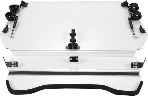 kuafu flip windshield متوافق مع 2012-2018 القطب الشمالي Cat Wildcat 1000/ Wildcat 4 1000 مقاومة للخدش 2-في 1 الأمامية in Saudi Arabia