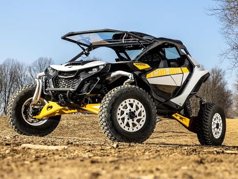 SuperAtv MaxDrive Power Flip Hindshield لـ Can-Am Maverick R MaxDrive ، يمكن فتحه لأي موقف للتحكم الكامل في تدفق الهواء ، 1/4 "أقوى من البولي 250X من الزجاج ، الولايات المتحدة الأمريكية المصنوعة in Saudi Arabia