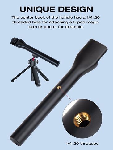 SUNMON Handheld Wireless Mic Stand for DJI Mic, Holder for DJI Mic 2, DJI Microphone Interview Handheld Mount Adapter for DJI Mic/DJI Mic 2 in Saudi Arabia