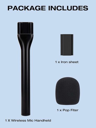 SUNMON Handheld Wireless Mic Stand for DJI Mic, Holder for DJI Mic 2, DJI Microphone Interview Handheld Mount Adapter for DJI Mic/DJI Mic 2 in Saudi Arabia