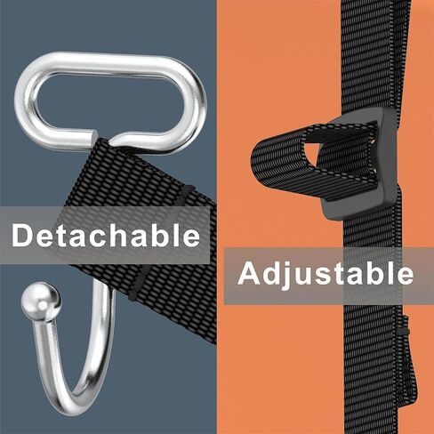 Car Seat Headrest Hooks, 4PCS Adjustable Hidden Clip Vehicle Hanging Holder for Purse Bags Coats, Automotive Interior Seat Back Storage Hanger Organizer Accessories, Universal Fit in Saudi Arabia