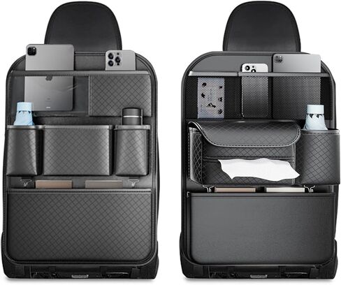 Tactical Seat Back Organizer with 5 Detachable Molle Pouch, Car Universal Tactical Vehicle Panel Back Seat Organizer Vehicle Protector Molle Pouch Molle Pouches Truck for Men Car Truck Ford Jeep in Kuwait