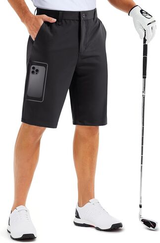 MAGCOMSEN Men's Golf Shorts with 6 Pockets 11 inch Inseam Quick Dry Stretch Casual Work Dress Hiking Shorts for Men in Saudi Arabia