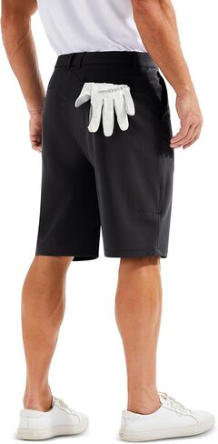 MAGCOMSEN Men's Golf Shorts with 6 Pockets 11 inch Inseam Quick Dry Stretch Casual Work Dress Hiking Shorts for Men in Saudi Arabia