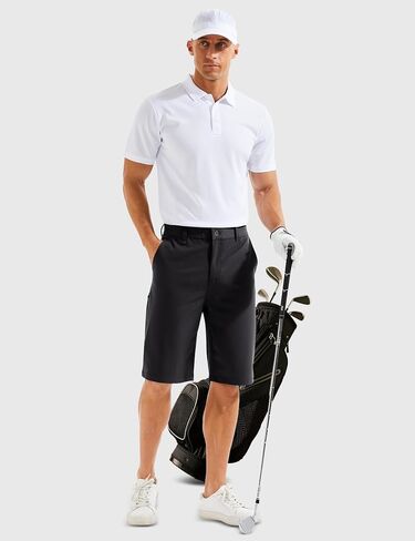 MAGCOMSEN Men's Golf Shorts with 6 Pockets 11 inch Inseam Quick Dry Stretch Casual Work Dress Hiking Shorts for Men in Saudi Arabia