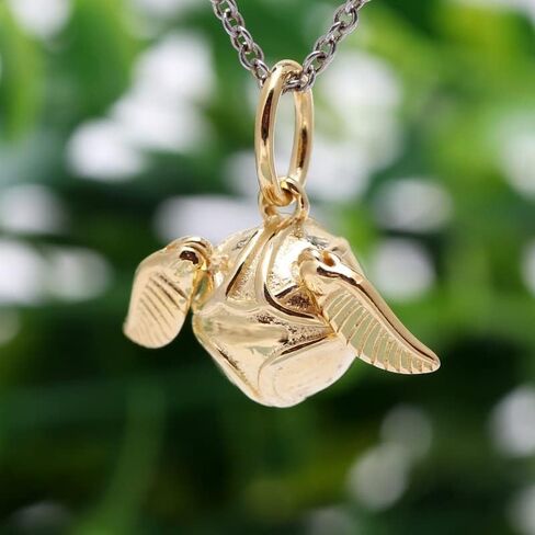 Golden Snitch Dangle Charm 925 sterling Silver Fendant ، حبات المجوهرات هدايا للنساء سوار وقلادة 029 in Saudi Arabia